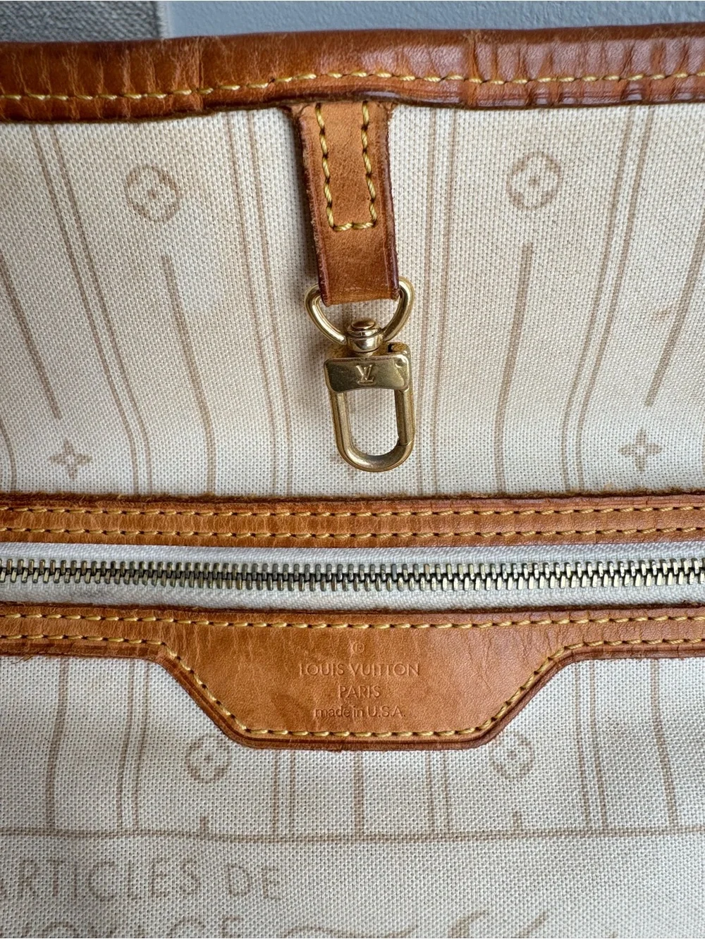✅AUTH✅LOUIS VUITTON NEVERFULL MM AZUR